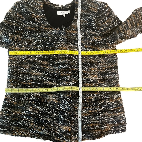 Iro Molly Bouclé-Tweed Multicolor Jacket Fall Colors Women’s 38/Medium - Picture 8 of 14